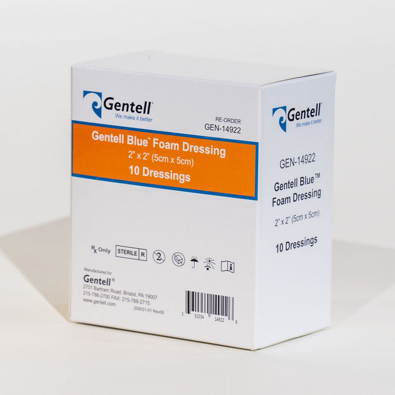 Gentell Blue Foam Dressing - Image 4