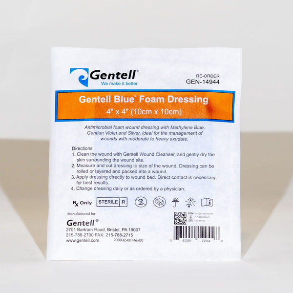 Gentell Blue Foam Dressing - Image 6